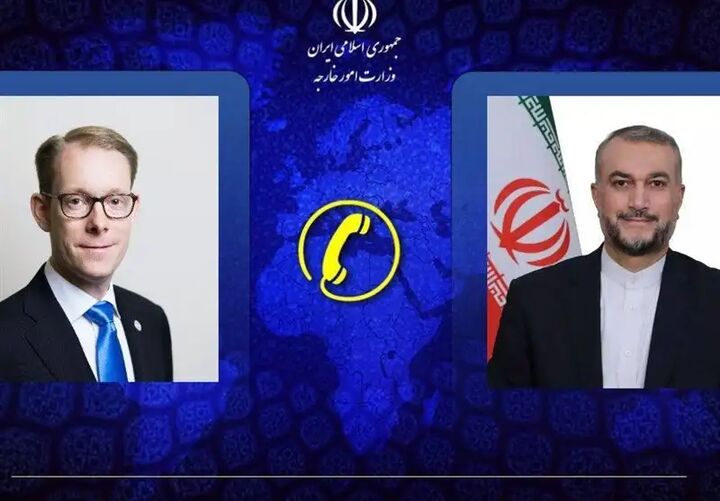 گفتگوی تلفنی وزرای امور خارجه ایران و سوئد