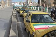 نصب ۲۰ هزار پرچم روی تاکسی‌های تهران به مناسبت پیروزی انقلاب اسلامی
