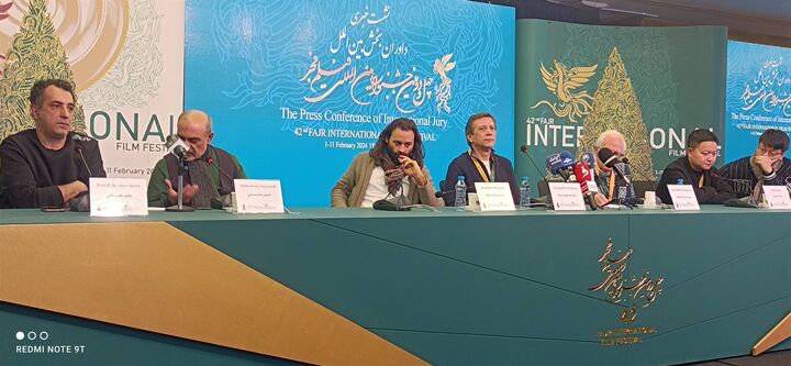 نشست خبری داوران بخش بین الملل فیلم فجر برگزار شد نشست خبری داوران بخش بین الملل فیلم فجر برگزار شد