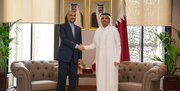 دیدار وزیر خارجه ایران با همتای قطری خود