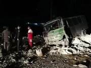 واژگون شدن مینی‌بوس در جاده پارس‌آباد ۱۰ مصدوم برجای گذاشت