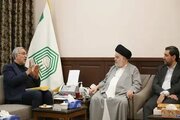 دیدار وزیر بهداشت با نماینده آیت الله سیستانی در ایران