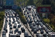 ترافیک بزرگراه‌های پایتخت در نخستین روز هفته