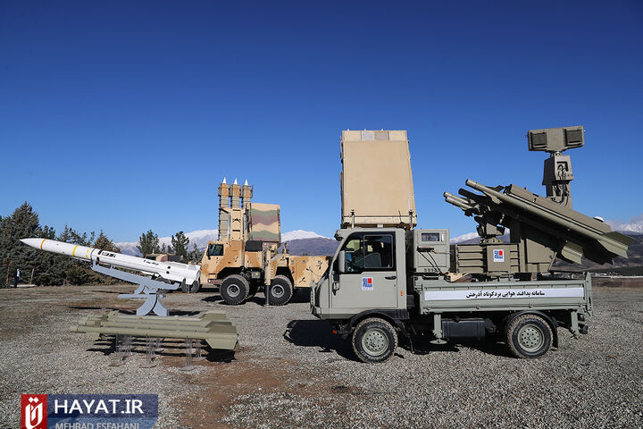 رونمایی از ذو سامانه پدافند هوایی ساخت وزارت دفاع