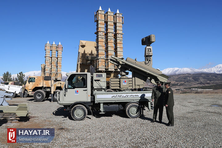 رونمایی از ذو سامانه پدافند هوایی ساخت وزارت دفاع
