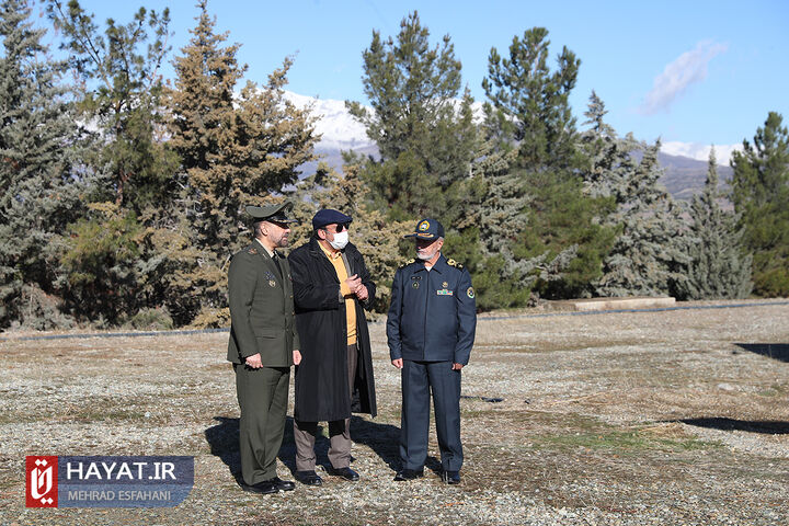 رونمایی از ذو سامانه پدافند هوایی ساخت وزارت دفاع