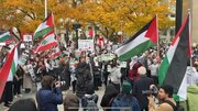 تظاهرات مردم کانادا در دفاع از غزه