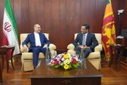 دیدار وزیران امور خارجه ایران و سریلانکا
