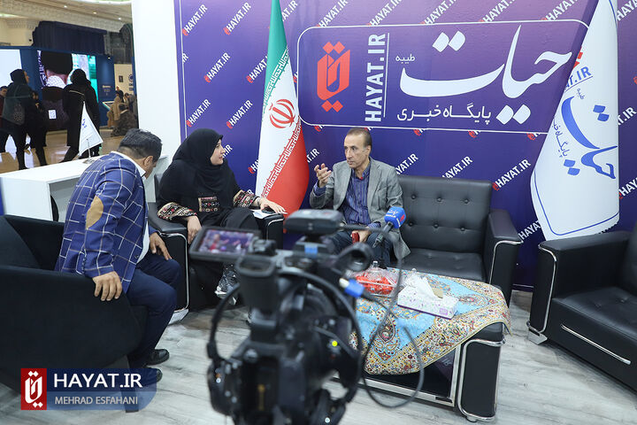 حیات در سومین روز از بیست و چهارمین نمایشگاه رسانه های ایران (2)
