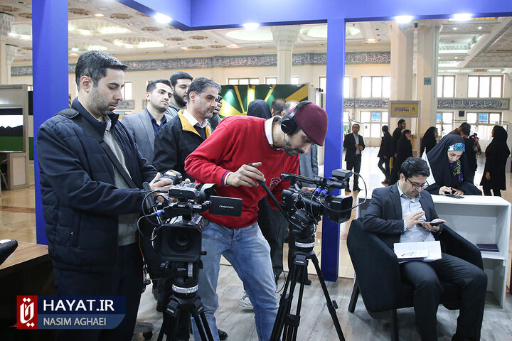میهمانان حیات در چهارمین روز از نمایشگاه رسانه های ایران