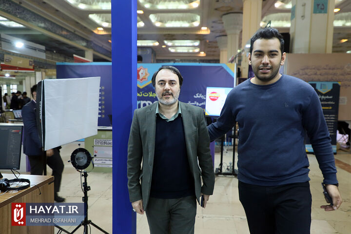 میهمانان حیات در چهارمین روز از نمایشگاه رسانه های ایران (2)