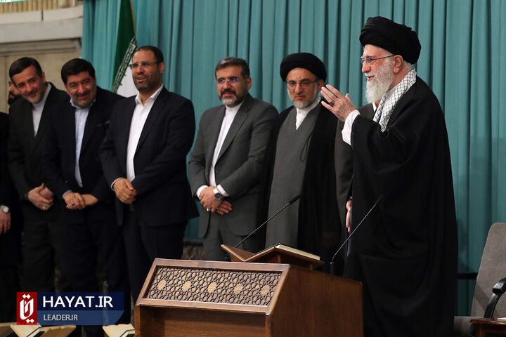 دیدار شرکتکنندگان در مسابقات بینالمللی قرآن با رهبر انقلاب