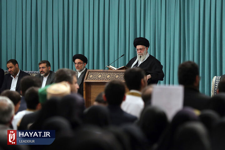 دیدار شرکتکنندگان در مسابقات بینالمللی قرآن با رهبر انقلاب