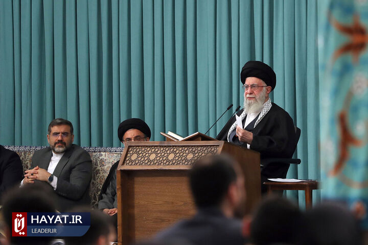 دیدار شرکتکنندگان در مسابقات بینالمللی قرآن با رهبر انقلاب