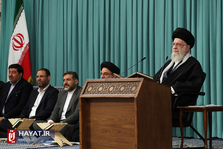 دیدار شرکتکنندگان در مسابقات بینالمللی قرآن با رهبر انقلاب