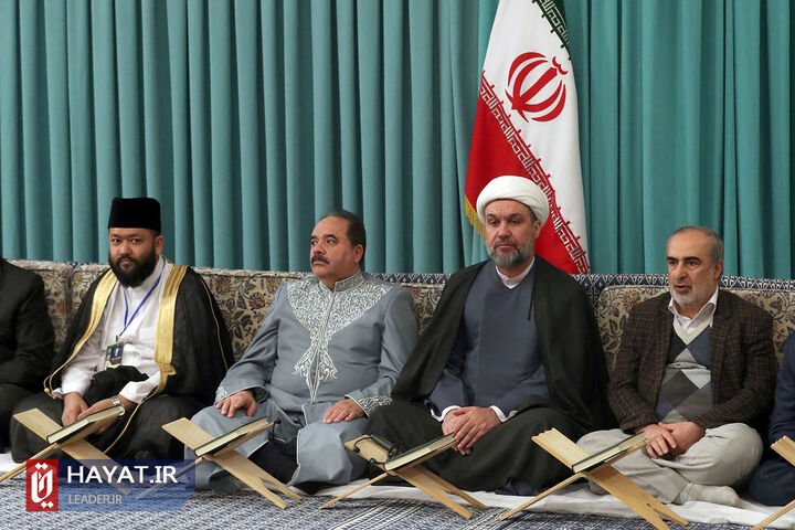 دیدار شرکتکنندگان در مسابقات بینالمللی قرآن با رهبر انقلاب