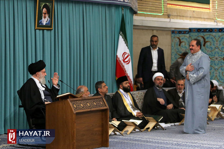 دیدار شرکتکنندگان در مسابقات بینالمللی قرآن با رهبر انقلاب