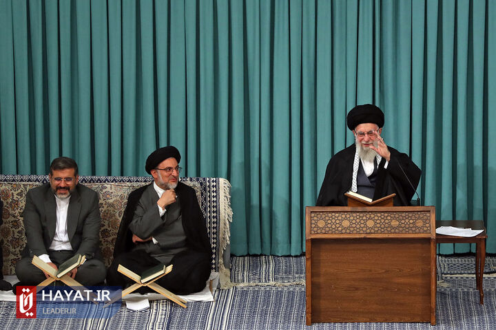 دیدار شرکتکنندگان در مسابقات بینالمللی قرآن با رهبر انقلاب