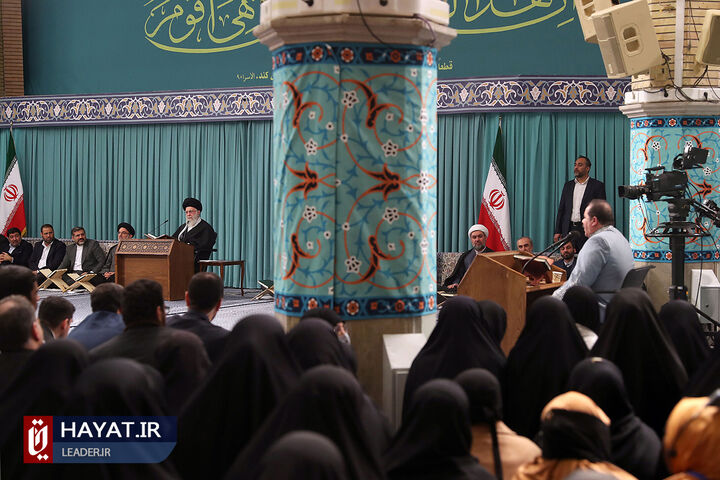 دیدار شرکتکنندگان در مسابقات بینالمللی قرآن با رهبر انقلاب