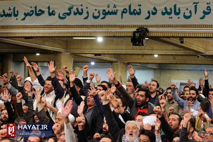 دیدار شرکتکنندگان در مسابقات بینالمللی قرآن با رهبر انقلاب