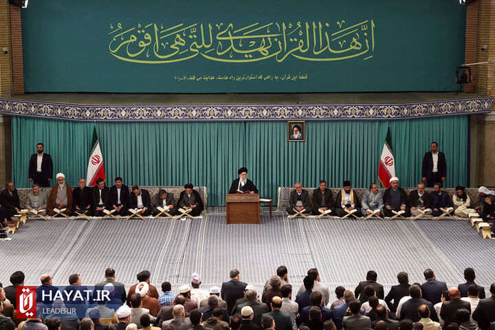 دیدار شرکتکنندگان در مسابقات بینالمللی قرآن با رهبر انقلاب