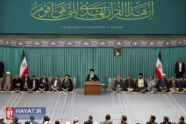 دیدار شرکتکنندگان در مسابقات بینالمللی قرآن با رهبر انقلاب