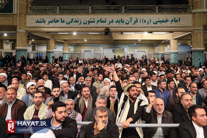 دیدار شرکتکنندگان در مسابقات بینالمللی قرآن با رهبر انقلاب