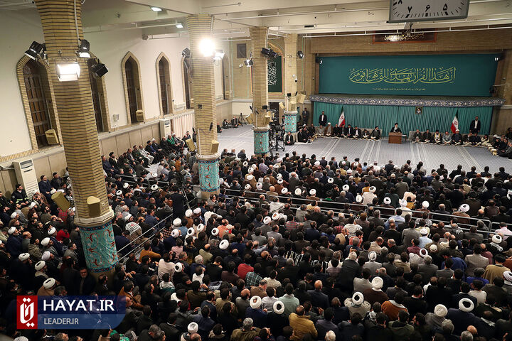 دیدار شرکتکنندگان در مسابقات بینالمللی قرآن با رهبر انقلاب