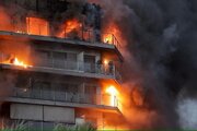 افزایش قربانیان آتش‌سوزی وسیع در یک برج مسکونی در اسپانیا