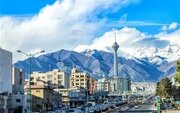 آسمان ابری و بادی تهران در پایان هفته