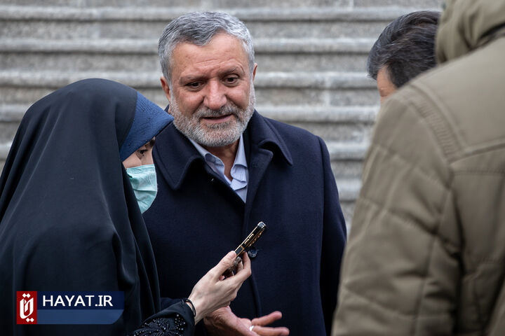 اعضای هیأت دولت در جمع خبرنگاران- ۹ اسفند ۱۴۰۲