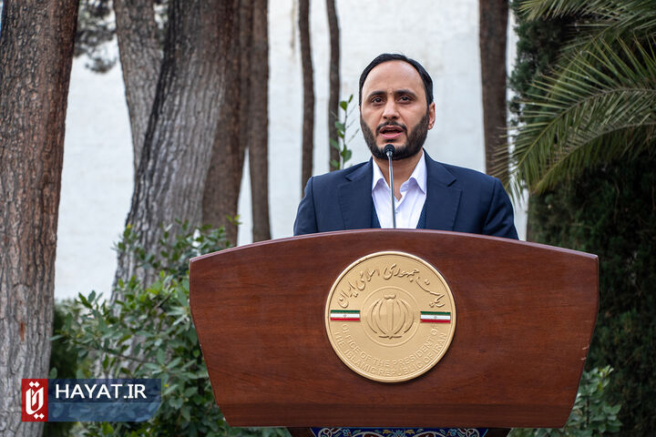 اعضای هیأت دولت در جمع خبرنگاران- ۹ اسفند ۱۴۰۲