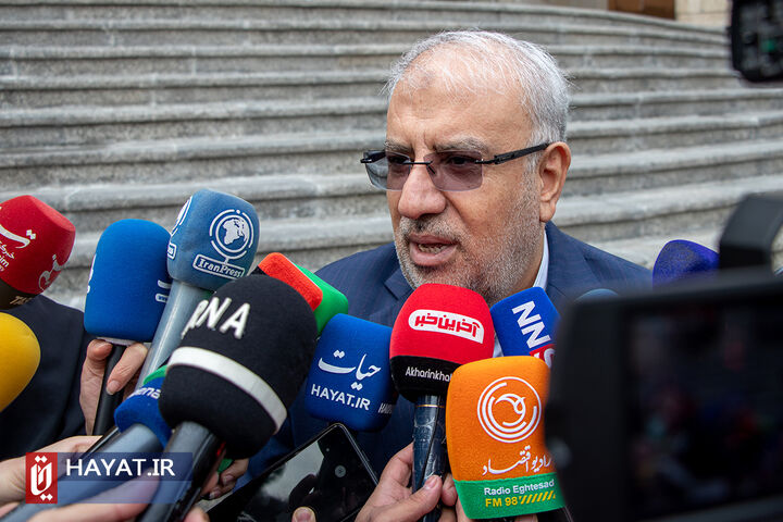 اعضای هیأت دولت در جمع خبرنگاران- ۹ اسفند ۱۴۰۲