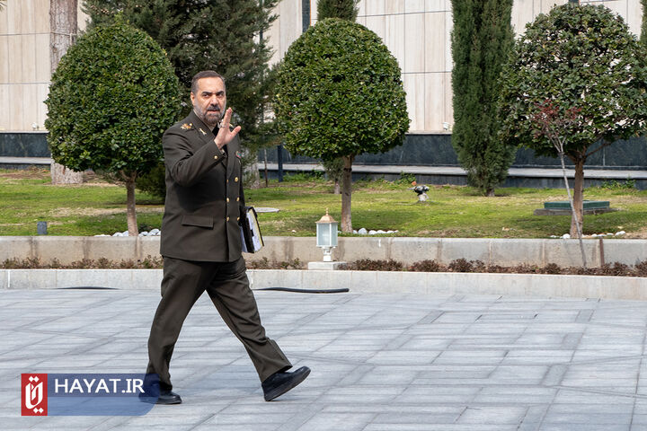 اعضای هیأت دولت در جمع خبرنگاران- ۹ اسفند ۱۴۰۲