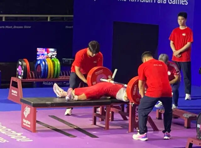 رکوردشکنی و مدال طلای نماینده پاراوزنهبرداری ایران در جام جهانی رکوردشکنی و مدال طلای نماینده پاراوزنهبرداری ایران در جام جهانی