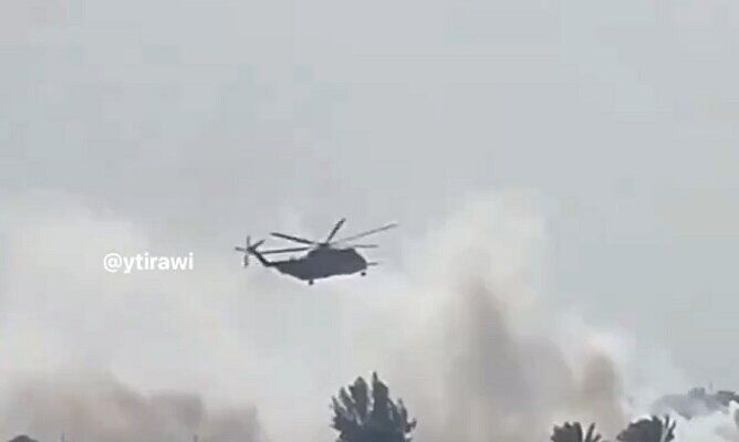 فرود بالگرد ارتش رژیم صهیونیستی در خانیونس فرود بالگرد ارتش رژیم صهیونیستی در خانیونس