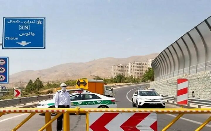 محور کندوان تا ساعت ۲۴ مسدود است محور کندوان تا ساعت ۲۴ مسدود است