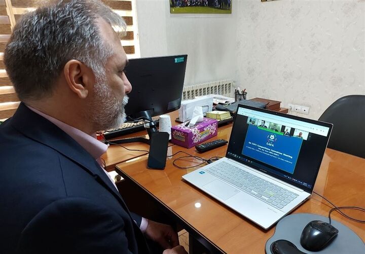 حضور ماجدی در جلسه کمیته مسابقات کافا حضور ماجدی در جلسه کمیته مسابقات کافا