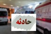 مصدومیت ۳۰ نفر در برخورد اتوبوس با گاردریل در جاده امام رضا(ع)
