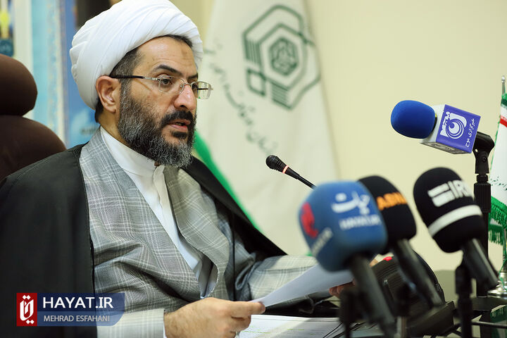 نشست خبری سخنگوی سازمان اوقاف و امور خیریه