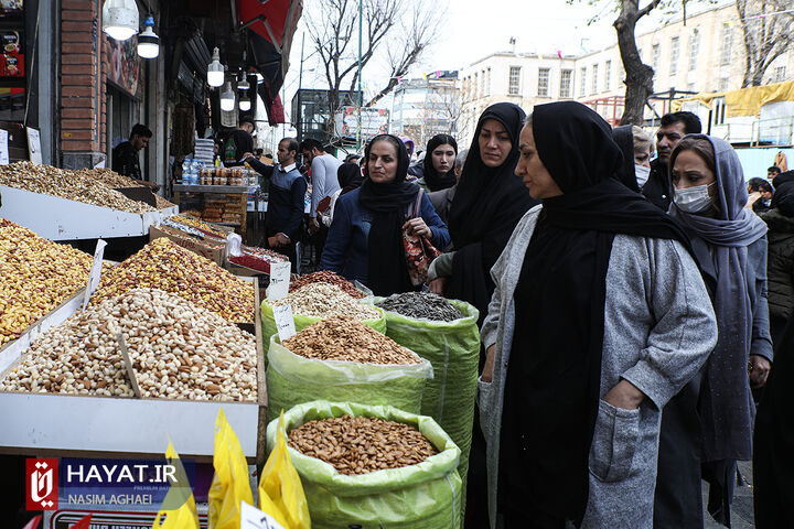 حال و هوای بازار تهران در روزهای آخر اسفند