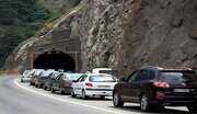 ترافیک سنگین در مسیر جنوب به شمال جاده چالوس و آزادراه تهران – شمال