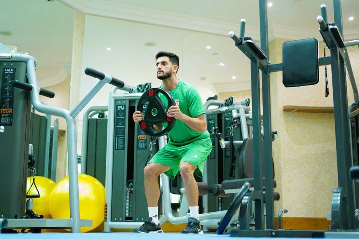 تمرین ملیپوشان در هتل محل اقامت تمرین ملیپوشان در هتل محل اقامت