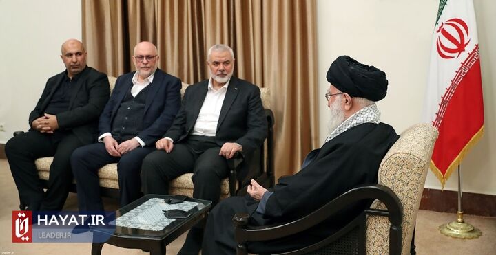 دیدار اسماعیل هنیه با رهبر معظم انقلاب