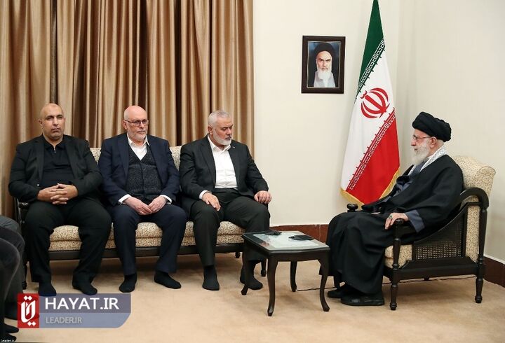 دیدار اسماعیل هنیه با رهبر معظم انقلاب