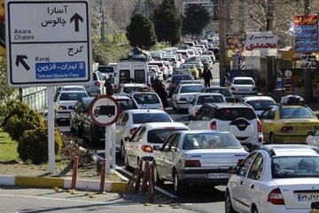 مسدود شدن محور کرج – چالوس و آزادراه تهران - شمال تا اطلاع‌ ثانوی