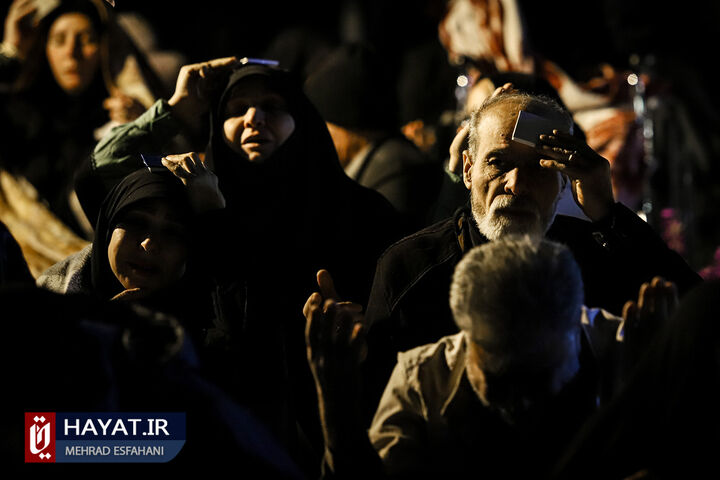 لیالی قدر بیست و یکم ماه رمضان در گلزار شهدا