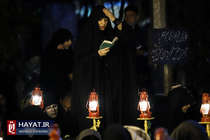 لیالی قدر بیست و یکم ماه رمضان در گلزار شهدا