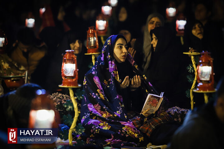 لیالی قدر بیست و یکم ماه رمضان در گلزار شهدا