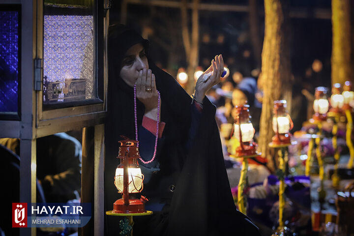 لیالی قدر بیست و یکم ماه رمضان در گلزار شهدا